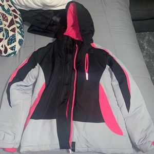 Black / Grey Snow Jacket
